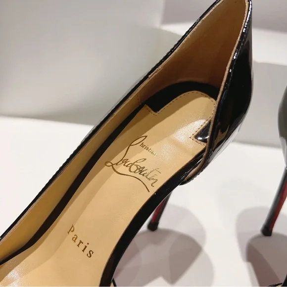 Chic Black Patent Leather Heels